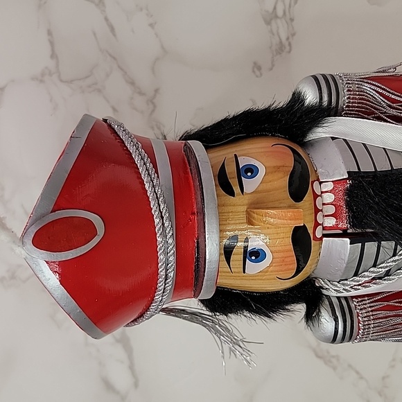 Vintage Limited Edition 2010 Wooden Drummer Soldier Nutcracker - Picture 3 of 10